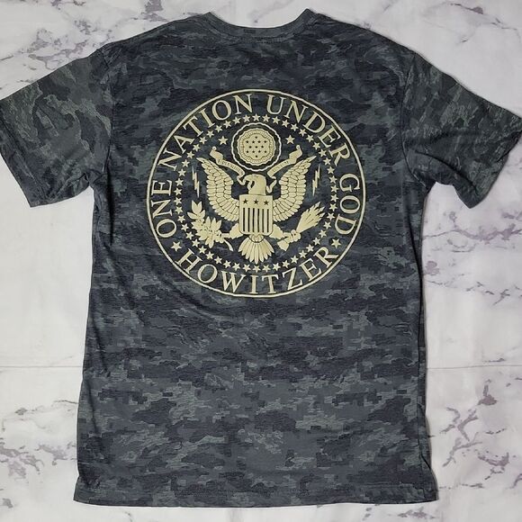 Howitzer Patriotic Camouflage T-Shirt - Gray - Picture 4 of 7
